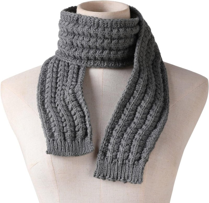 BEARUN Kids Knitted Scarf Winter Fashion Solid Color Toddler Baby Warm Scarves Wrap Neck Warmer for Girls Boys - Image 4